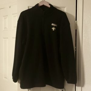 New Orleans Saints ⚜ Mens XL 1/4 Zip NFL Fleece Pullover